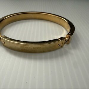 Michael Kors Gold and tortoise shell Bangle